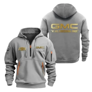 GMC Car Half Zip Hoodie, Sports Hooded Multi-Pockets, Custom Name TN060325Y25QZ2HCT1GMC