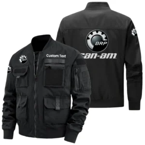 Can Am Emblem Exclusive Logo Jacket x Baseball Collar Style Multiple Pockets Men’s Hiking Outdoor Jacket Custom Name HIHI150325Y40JCXCAE