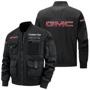GMC Car Exclusive Logo Jacket x Baseball Collar Style Multiple Pockets Men’s Hiking Outdoor Jacket Custom Name HIHI170325Y40JCXGMC