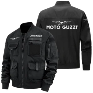 Moto Guzzi Exclusive Logo Jacket x Baseball Collar Style Multiple Pockets Men’s Hiking Outdoor Jacket Custom Name HIHI190325Y40JCXMOG