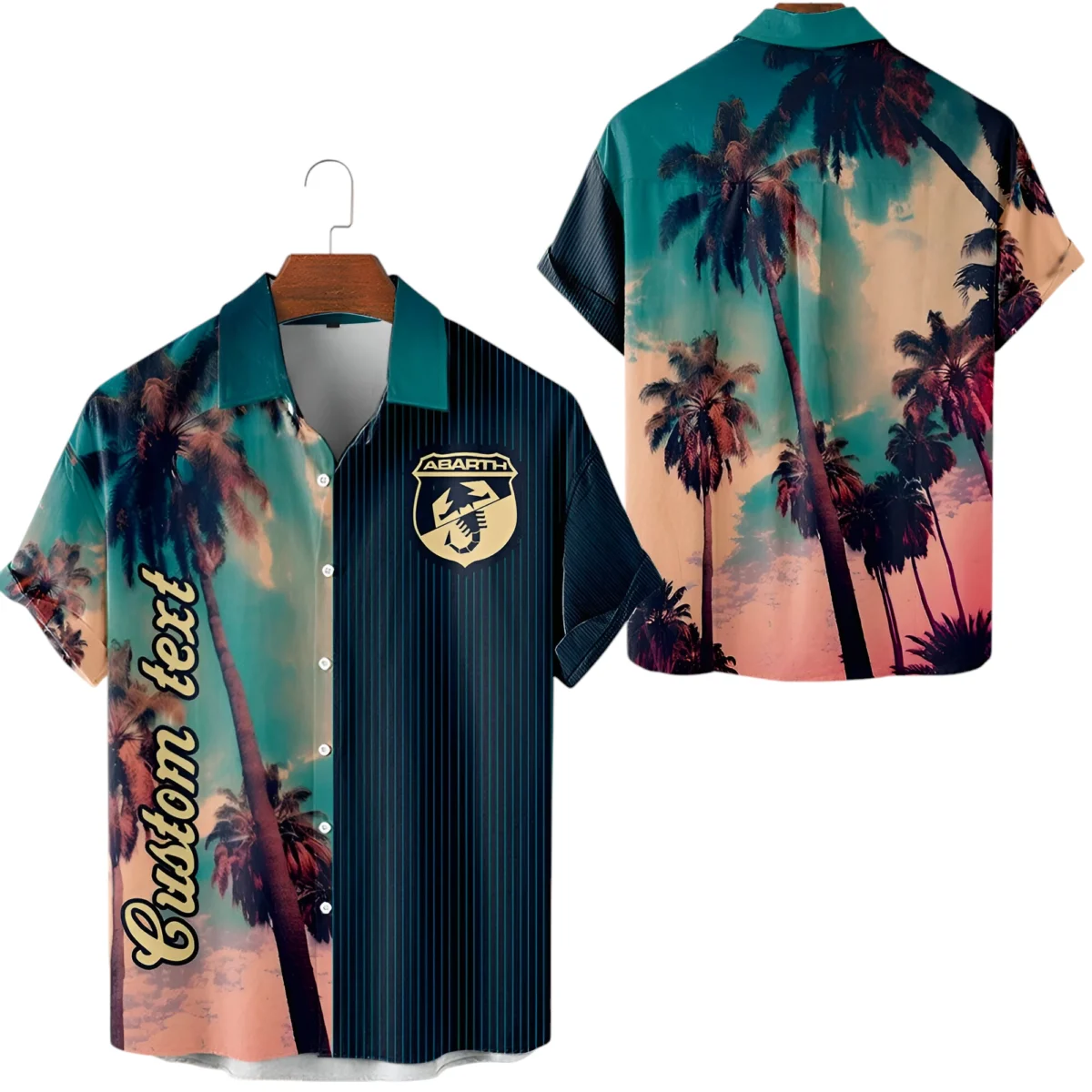 Abarth Vintage Button Up Hawaiian Shirt All-over Print Trending This Summer TN130325Y7HWCT3ABA