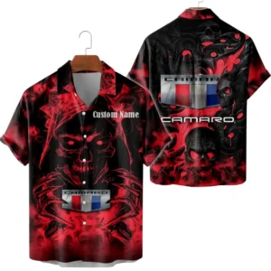 Chevrolet Camaro Limited 2025 Button Up Hawaiian Shirt All-over Print Trending This Summer, Custom Name HG050425Y7HWCT1CHC